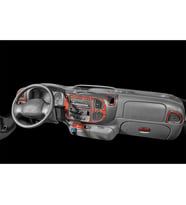 Meriç® Ford Transit Ön Torpido Kaplama Maun 12 Parça 2000-2006 (Maun)
