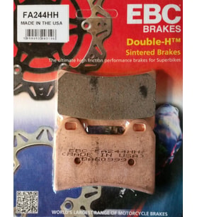 Ebc Fa244Hh 2010-2014 Ducati Monster 796 Uyumlu Ön Fren Balatası Sinterli Balata