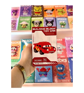 Şimşek McQueen Bricks Yapı Oyuncak (Sürpriz Oyuncak Hediyeli)