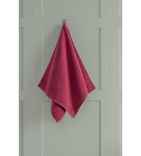ThermaCotton El  Yüz  Spor Havlusu – %100 Pamuklu Solmaz Renk 40x70 Cm Bordo