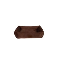 Kedi ve köpek için kahverengi yatak, 50x38x20 cm konforlu alan