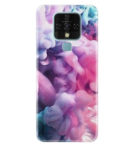Tecno Camon 16 18P Pova Pova 3 Pova Neo Kılıf Desemli Silikon Pink Cloud 1305