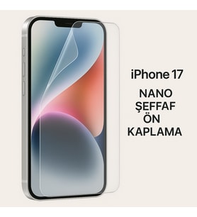 Lensun Nano Şeffaf Ön Kaplama – iPhone 17