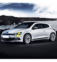 VW Scirocco 2009-2014 Ön Tampon Sol Sinyal Lambası Camı 1K8953041E