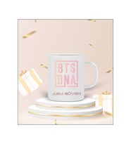Kişiye Özel BTS DNA Tasarımlı Kupa Bardak (Beyaz)