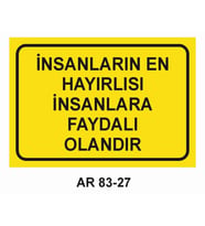İŞ GÜVENLİĞİ UYARI LEVHASI 1 ADET PVC 21 X 29CM
