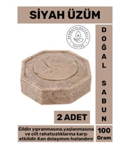 Özel Üretim Doğal Güzel Kokulu Yenileyici Cilt Onarıcı Yaşlanma Karşıtı Siyah Üzüm Sabunu 2 Adet
