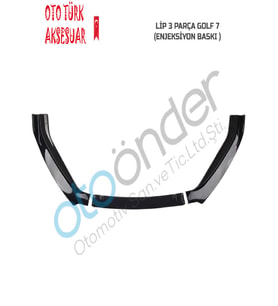 Vw Golf 7 Lip 3 Parça (Enjeksiyon Baskı)