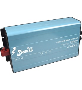 Orbus Eco 24 V 3000 W Tam Sinüs İnverter (Açık Mavi)
