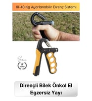 #ElYayı Profesyonel Dirençli Bilek Önkol El Egzersiz Tutuş Güçlendirici Ayarlanabilir 10-40 Kg Hand