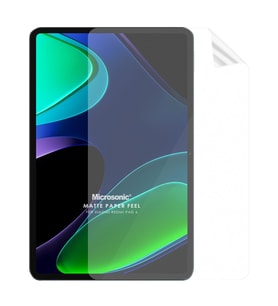 Microsonic Xiaomi Pad 6 Paper Feel Kağıt Dokulu Mat Ekran Koruyucu (Renksiz)