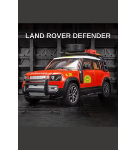 Kırmızı Işıklı Sesli 1:22 Ölçek İnce Detay Açılır Kapı Land Rover Defender Camel Trophy Model Araba