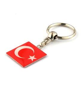 Türk Bayrağı Logolu Anahtarlık ''NewLifePromosyon'' MDL225