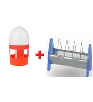 GÜVERCİN SULUĞU 1 LİTRE  + 15 CM GÜVERCİN YEMLİK