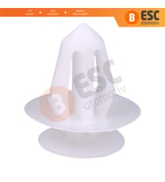Opel: 2345957 GM: 90321122 için 10 Adet Kapı Döşeme Klipsi Beyaz
