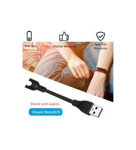 Mc03 Şarj Adaptörü Xiaomi Mi Band 2/3