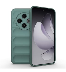 Coverzone Tecno Spark 30C 4G ile Uyumlu K?l?f TPU Oyuklu Arka Y�zey Z-Etnik Esnek Silikon Kapak Tecno Spark 30C 4G i�in O-tto Prime Silikon K?l?f Ye?il