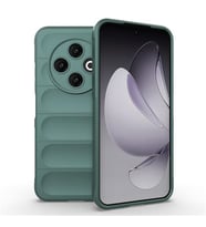 Coverzone Tecno Spark 30C 4G ile Uyumlu K?l?f TPU Oyuklu Arka Y�zey Z-Etnik Esnek Silikon Kapak Tecno Spark 30C 4G i�in O-tto Prime Silikon K?l?f Ye?il
