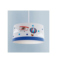 MEKTA HOME BEBEK VE ÇOCUK ODASI Uçak ve Uçan Balon Desenli Avize