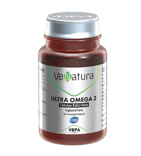 VeNatura Ultra Omega 3 Takviye Edici Gıda 30 Kapsül