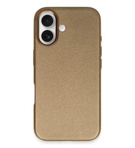 Iphone 16 Wonder Deri Magsafe Kapak - Bronz