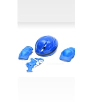 Çocuk Kask Dizlik Dirseklik Eldiven Koruyucu Set 7 Parça (Standart)