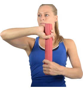 Flexbar El & Bilek Egzersiz Barı Kırmızı Renk Orta