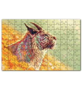Cakapuzzle Kaplan Anthro Kükreyen Puzzle Yapboz MDF (Ahşap) (120 Parça)