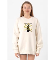 The Mentalist Crime Scene Tape Ekru Kadın 2ip Sweatshirt