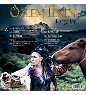 Özlem Tekin Kargalar Plak LP 10 Parça, A ve B Yüzü, Remix Versiyonlar