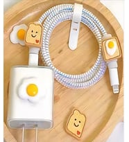 Brokoli Home iPhone 18W/20W Uyumlu Şarj Kılıfı, Şarj Kablosu Örme Aparatı, Kablo Koruyucu Aparatı, Toparlayıcı (Karışık)