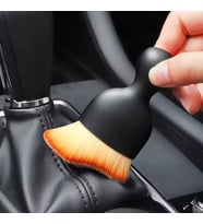 Mini Araç Oto Araba Klima Havalandırma Detaylı Temizlik Fırçası Yumuşak Tüylü (Beyaz)