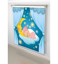 BEBEK ODASI STOR PERDE MODELLERİ