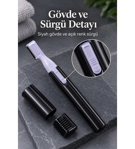 Sakal Bıyık ve Kaş Düzeltici Kapaklı ve Taraklı