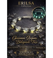 Sertifikalı Kedi Gözü Bileklik - 10mm Tombul Beyzi Kesim Fosforlu Gece Parlayan Akrilik Kehribar (Çok Renkli)