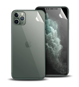 İPhone 11 Pro Film Ön Arka Full Koruyucu Membran Nano Hidrojel Koruyucu Set (Şeffaf Hologram)