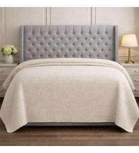 Faralya Life %100 Pamuk Kare Petek Dokulu Çift Kişilik Lüks Pike –200*220cm