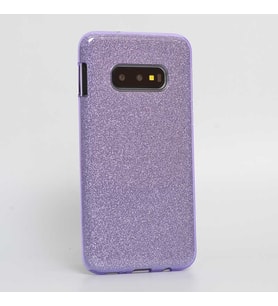 Samsung Galaxy S10E Uyumlu Kılıf Zore Shining Silikon (Mavi)