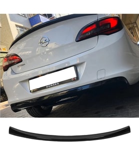 Opel Astra J Sedan Spoiler Parlak Siyah Plastik Spoyler