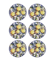 Odore Di Limone Pasta Tabağı 6lı Set 19 cm