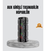 Taşınabilir Bluetooth Hoparlör Çift Sürücü Güçlü Bas HD Ses Çoklu Bağlantı