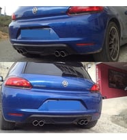 Volkswagen Scirocco Difüzör Arka Tampon Piano Black