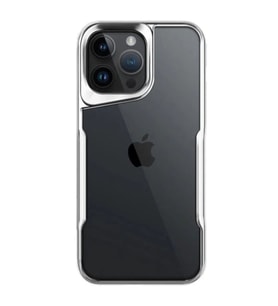Apple İphone 14 Pro Max Kılıf Boyi Silikon Kapak - Gümüş