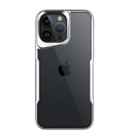 Apple İphone 14 Pro Max Kılıf Boyi Silikon Kapak - Gümüş