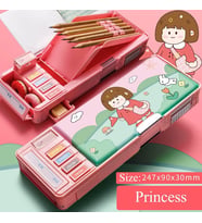 Çok fonksiyonlu kalem kutusu Friends Pembe