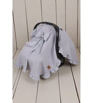 Fırfırlı Tek Bebek Örtü Puset Örtüsü Puset Ana Kucağı Örtüsü