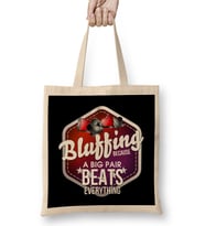 Bluffing Because A Big Pair Beats Everything Pun Bez Çanta Uzun Saplı