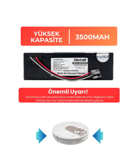 Viomi Se Vacuum Cleaner Robot Süpürge Bataryası (YÜKSEK KAPASİTE) 3500mAh Robot Süpürge Pil