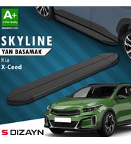 S-Dizayn Kia XCeed Skyline Siyah Yan Basamak 183 Cm 2019 Üzeri A+ Kalite