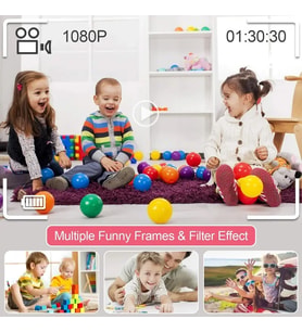 Mini Kamera Fotoğraf Makinesi Pembe